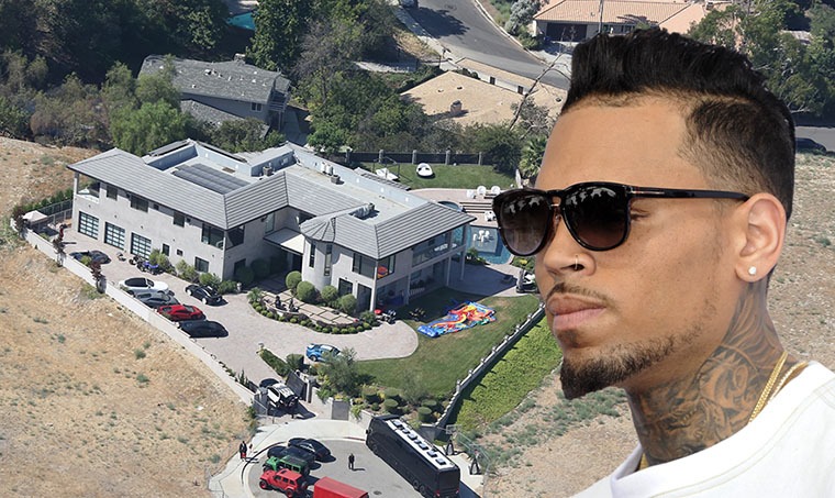 Same trespasser arrested again at Chris Brown’s mansion