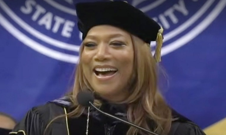 Queen Latifah sparks health concerns with walking cane at graduation ceremony
