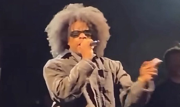 “Grandpa” Jay-Z Debuts Afro Wig at Roots Picnic Concert